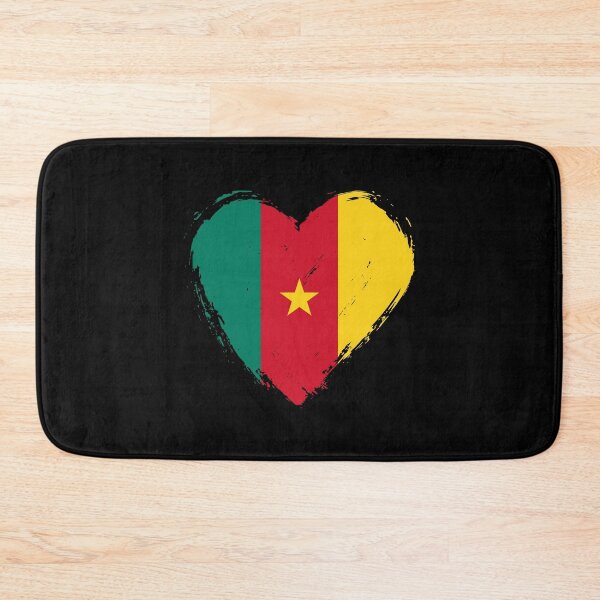 Item preview, Distressed Cameroon Flag Heart CM designed and sold by shitpostee.