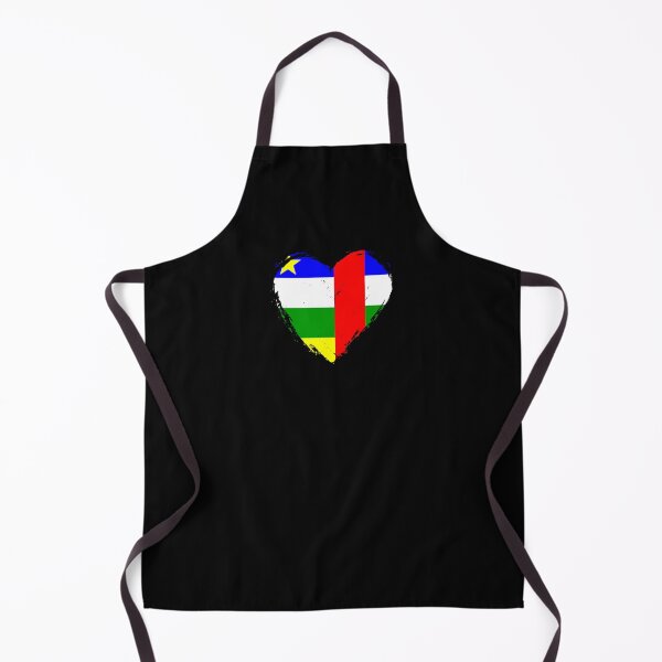 Item preview, Distressed Central African Republic Flag Heart CF designed and sold by shitpostee.