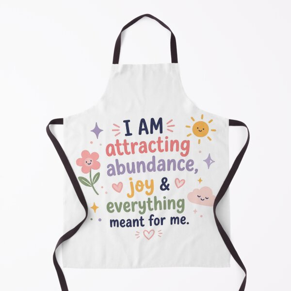 Item preview, I Am Attracting Abundance & Joy | Cute Positive Affirmation Quote designed and sold by MiaBellaGirl.