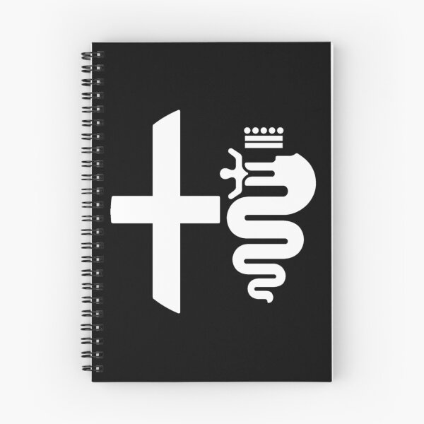 Item preview, Alfa Romeo biscione &amp_ cross (white)   designed and sold by Joshuahanson.