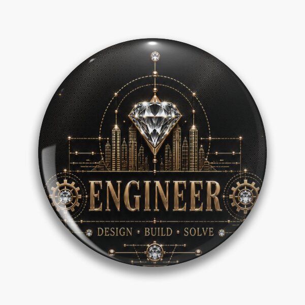 Item preview, Engineer – Black Gold Diamond Luxury Engineering Design designed and sold by HO•Designs.