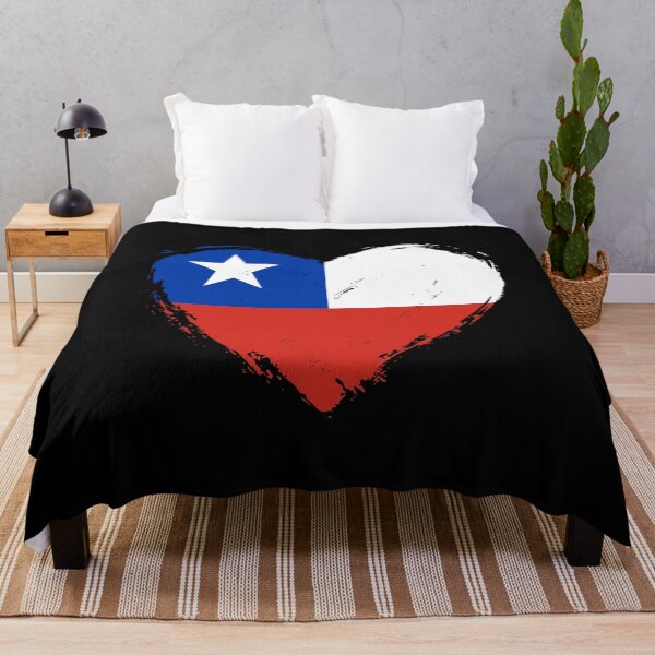 Item preview, Distressed Chile Flag Heart CL designed and sold by shitpostee.