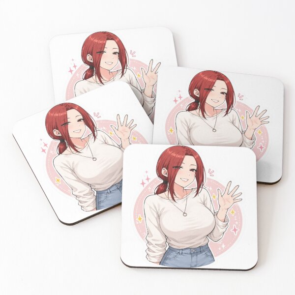Item preview, Cute Anime Girl Waving Sticker – Kawaii Friendly Aesthetic designed and sold by MeowLoka ⭐⭐⭐⭐.