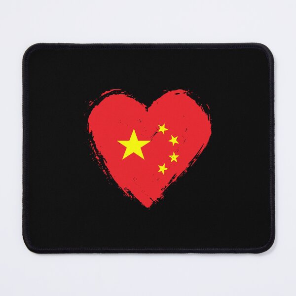 Item preview, Distressed China Flag Heart CN designed and sold by shitpostee.