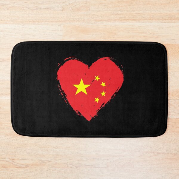 Item preview, Distressed China Flag Heart CN designed and sold by shitpostee.