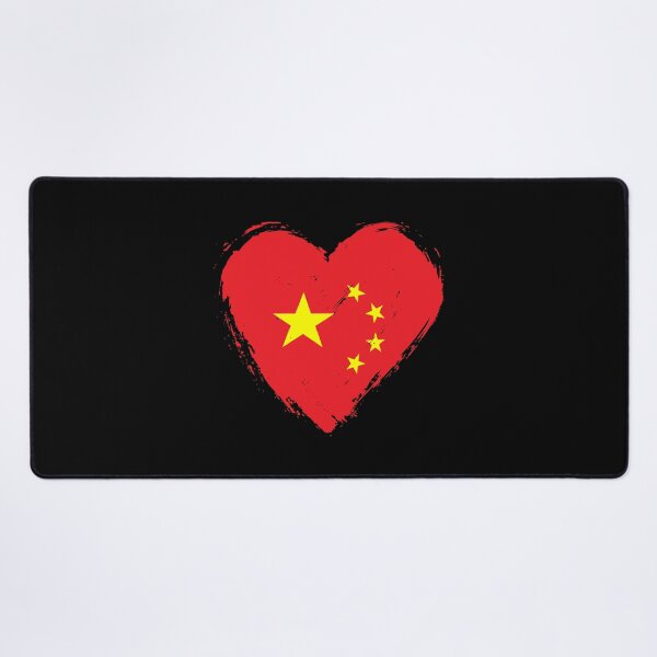 Item preview, Distressed China Flag Heart CN designed and sold by shitpostee.