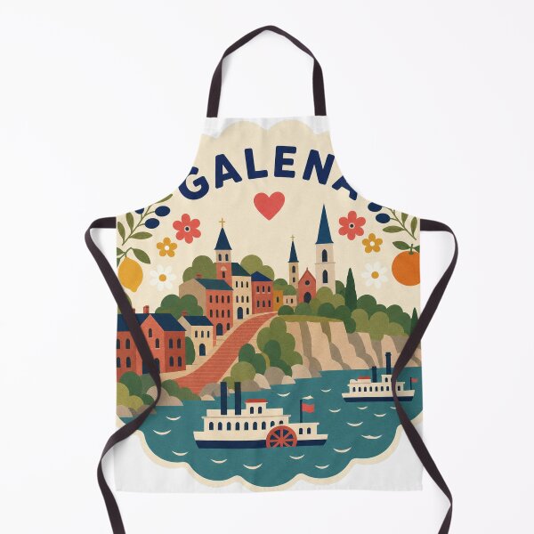 Item preview, Galena USA Travel Souvenir Modern Folk Art designed and sold by VisualArtsOasis.