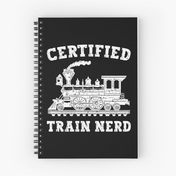 Item preview, Certified Train Nerd Vintage Retro Steam Locomotive designed and sold by Dmetalx Art Apparel.