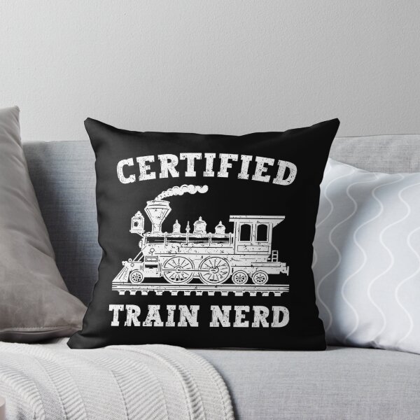 Item preview, Certified Train Nerd Vintage Retro Steam Locomotive designed and sold by Dmetalx Art Apparel.