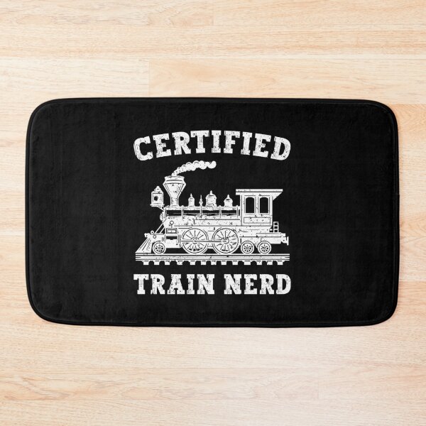 Item preview, Certified Train Nerd Vintage Retro Steam Locomotive designed and sold by Dmetalx Art Apparel.