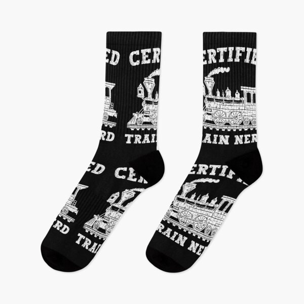 Item preview, Certified Train Nerd Vintage Retro Steam Locomotive designed and sold by Dmetalx Art Apparel.