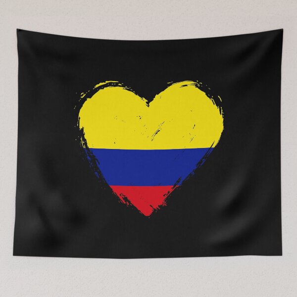 Item preview, Distressed Colombia Flag Heart CO designed and sold by shitpostee.