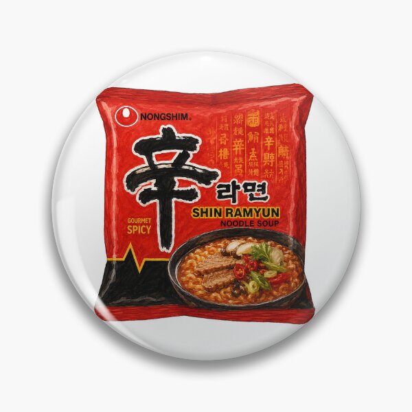 Item preview, Nongshim SHIN Ramyun Spicy Noodle Soup Instant Ramen Packet designed and sold by EstherMakesFood.