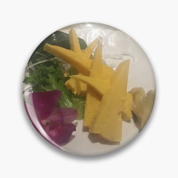 Item preview, Mango Slices with Sushi Garnish Art Print designed and sold by KaleChub.