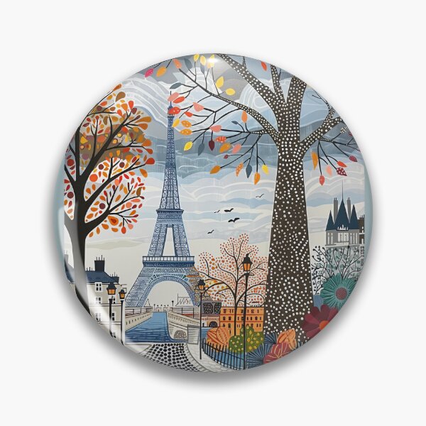 Item preview, Pointilist Paris designed and sold by Pixel-Lair.