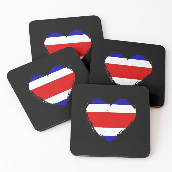 Item preview, Distressed Costa Rica Flag Heart CR designed and sold by shitpostee.