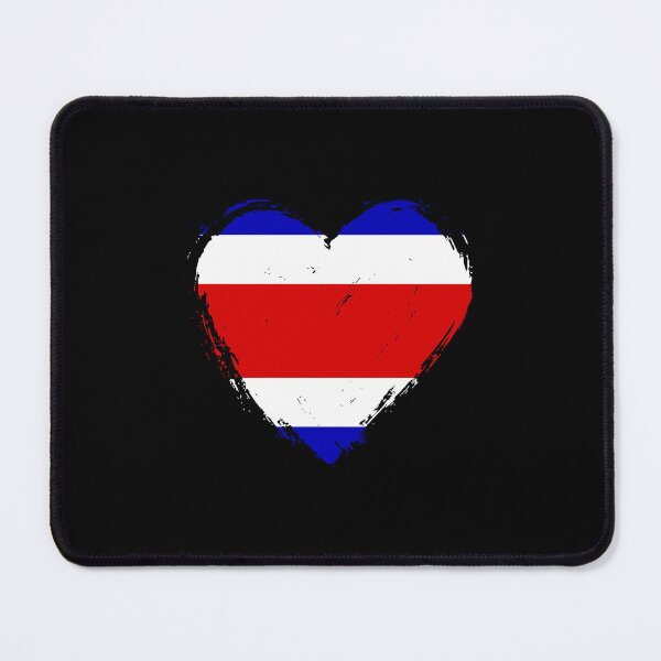 Item preview, Distressed Costa Rica Flag Heart CR designed and sold by shitpostee.
