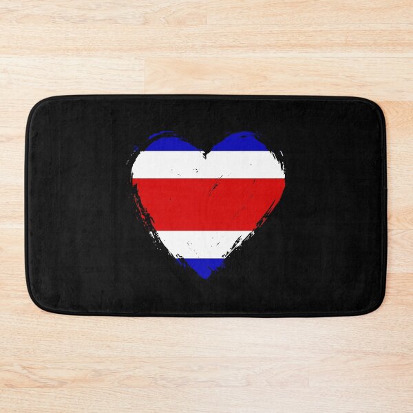 Item preview, Distressed Costa Rica Flag Heart CR designed and sold by shitpostee.