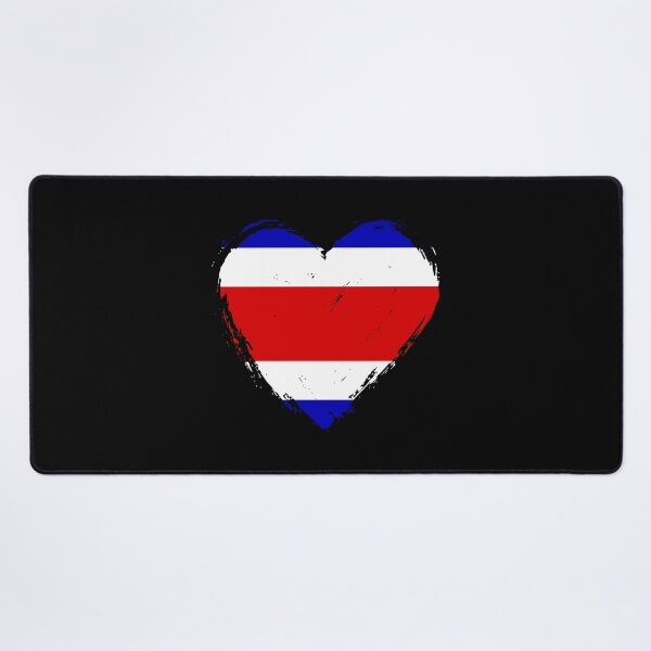 Item preview, Distressed Costa Rica Flag Heart CR designed and sold by shitpostee.