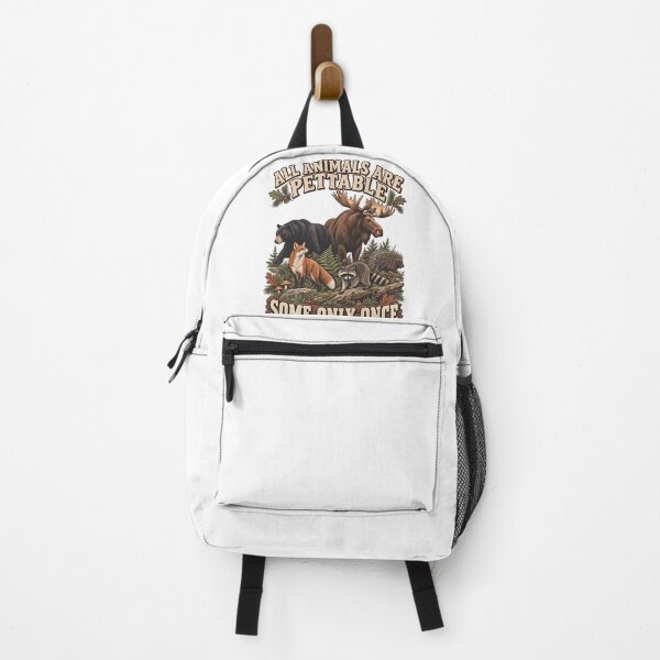 Item preview, All Animals are Pettable Some Only Once Vintage T-Shirt, Funny Animal Lover Gift, Sarcastic Wildlife Graphic Tee designed and sold by OUICHA.