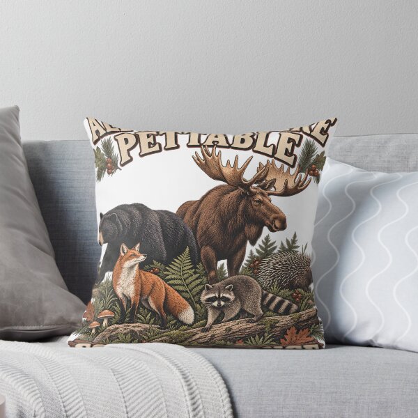 Item preview, All Animals are Pettable Some Only Once Vintage T-Shirt, Funny Animal Lover Gift, Sarcastic Wildlife Graphic Tee designed and sold by OUICHA.