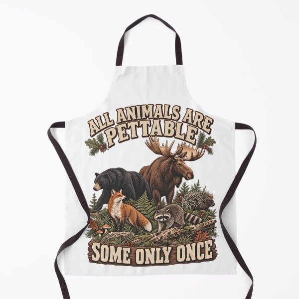 Item preview, All Animals are Pettable Some Only Once Vintage T-Shirt, Funny Animal Lover Gift, Sarcastic Wildlife Graphic Tee designed and sold by OUICHA.