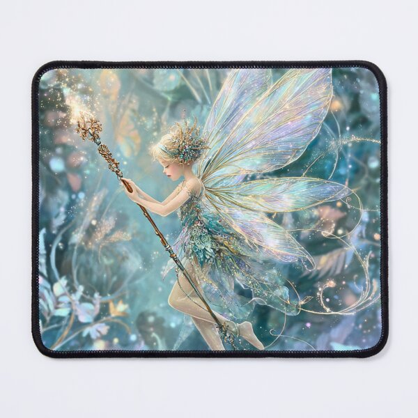 Item preview, Ethereal Fairy With Magical Wand designed and sold by Storybook Botanica.