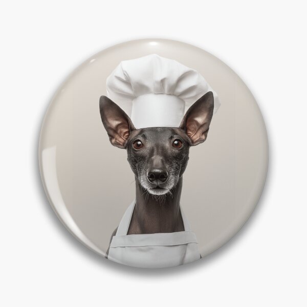 Item preview, Xoloitzcuintli Chef Dog Funny Cooking Apron Hat Cute Pet Portrait designed and sold by LazyOwlStore.