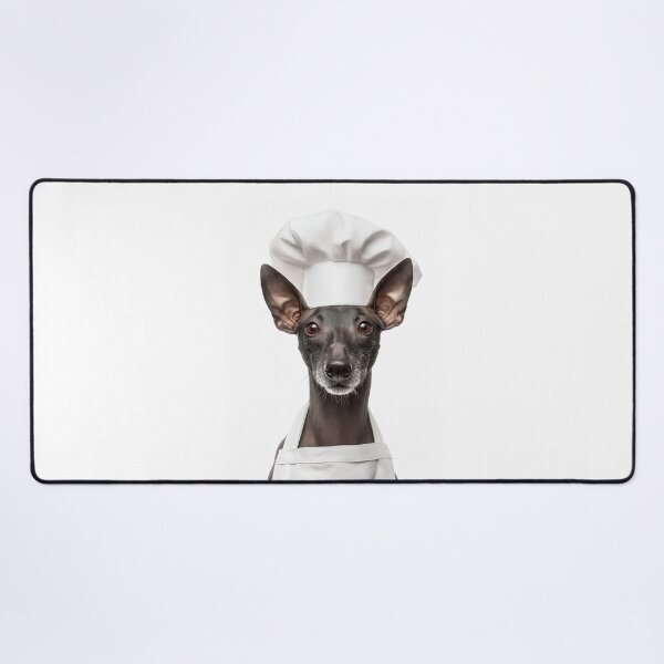 Item preview, Xoloitzcuintli Chef Dog Funny Cooking Apron Hat Cute Pet Portrait designed and sold by LazyOwlStore.