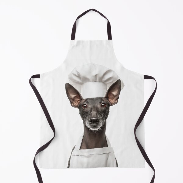 Item preview, Xoloitzcuintli Chef Dog Funny Cooking Apron Hat Cute Pet Portrait designed and sold by LazyOwlStore.