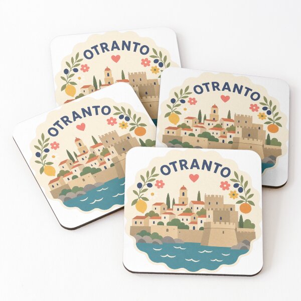 Item preview, Otranto Italy Travel Souvenir Modern Folk Art designed and sold by VisualArtsOasis.