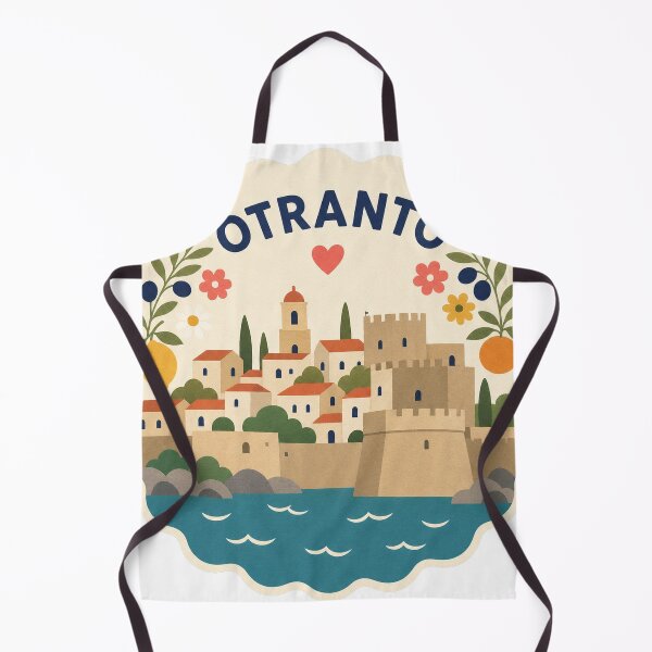 Item preview, Otranto Italy Travel Souvenir Modern Folk Art designed and sold by VisualArtsOasis.