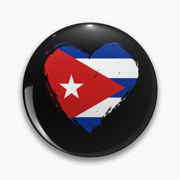 Item preview, Distressed Cuba Flag Heart CU designed and sold by shitpostee.