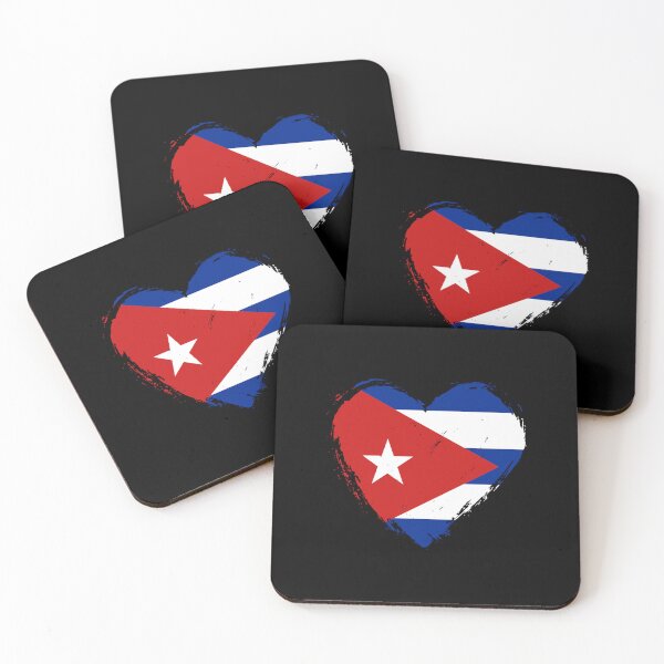 Item preview, Distressed Cuba Flag Heart CU designed and sold by shitpostee.