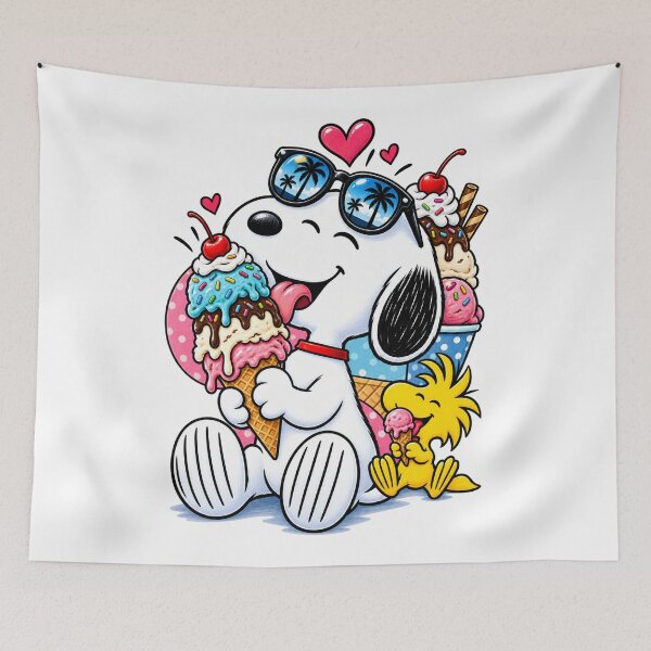 Item preview, Snoopy and Woodstock’s Ice Cream Day designed and sold by Side Quest Co..