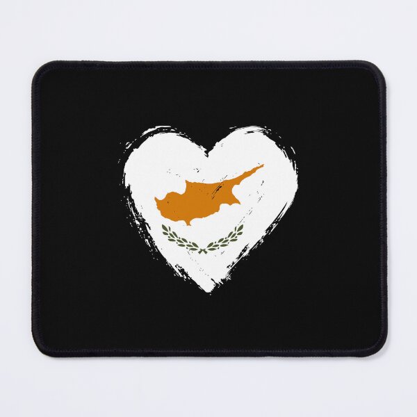 Item preview, Distressed Cyprus Flag Heart CY designed and sold by shitpostee.