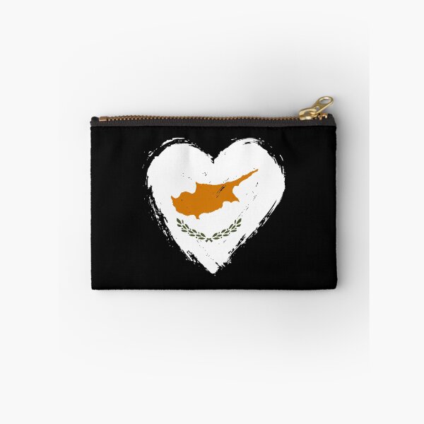 Item preview, Distressed Cyprus Flag Heart CY designed and sold by shitpostee.