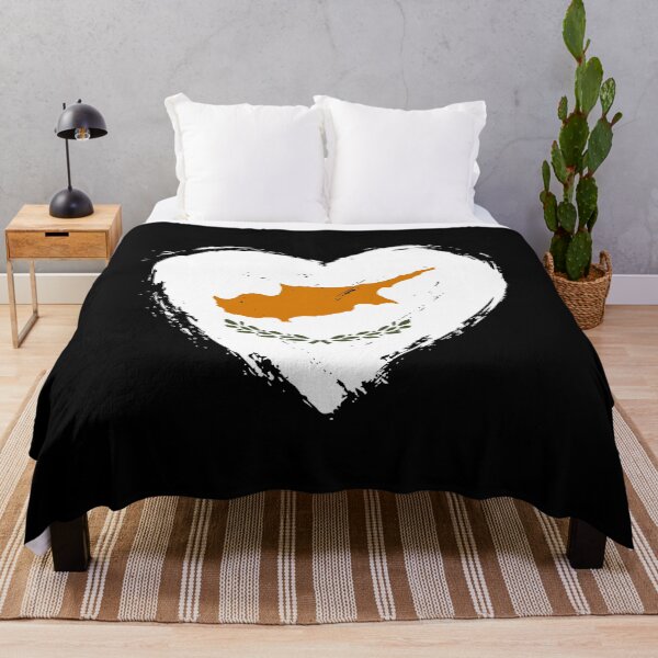 Item preview, Distressed Cyprus Flag Heart CY designed and sold by shitpostee.