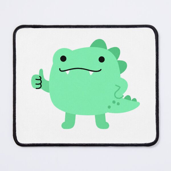 Item preview, Cute Dinosaur Thumbs Up Kawaii Dino Illustration designed and sold by VexioDesign.