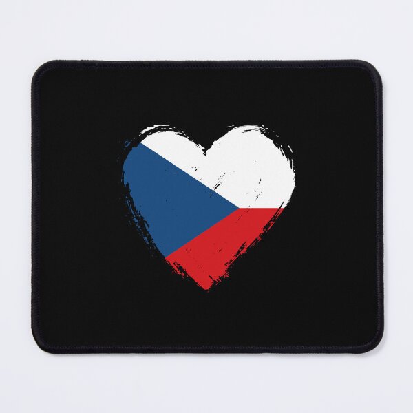 Item preview, Distressed Czech Republic Flag Heart CZ designed and sold by shitpostee.