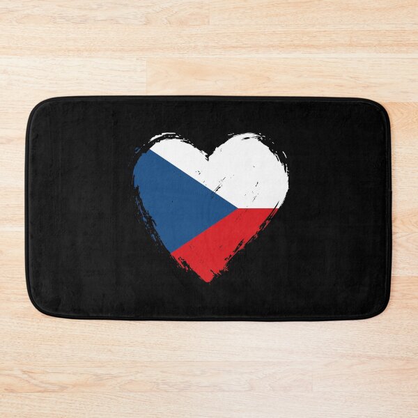 Item preview, Distressed Czech Republic Flag Heart CZ designed and sold by shitpostee.