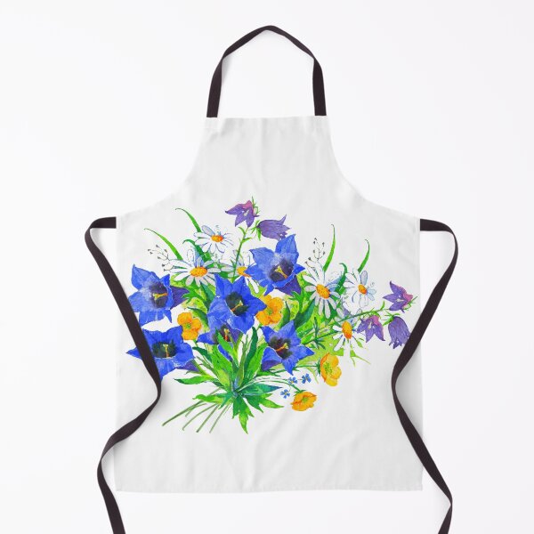 Item preview, Watercolor flowers, blue flowers designed and sold by sonaadalian.