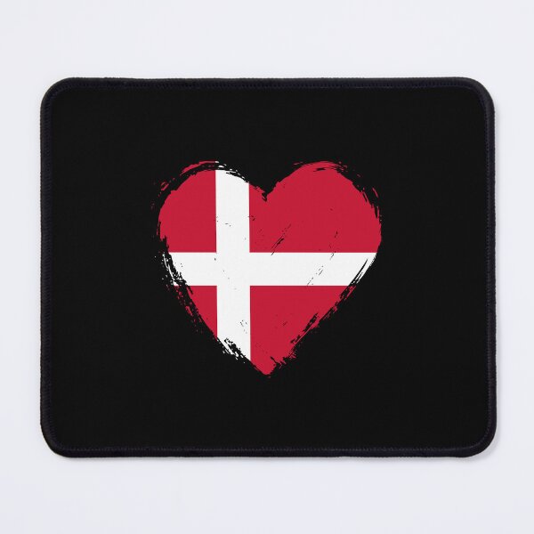 Item preview, Distressed Denmark Flag Heart DK designed and sold by shitpostee.