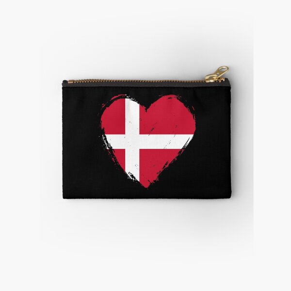 Item preview, Distressed Denmark Flag Heart DK designed and sold by shitpostee.
