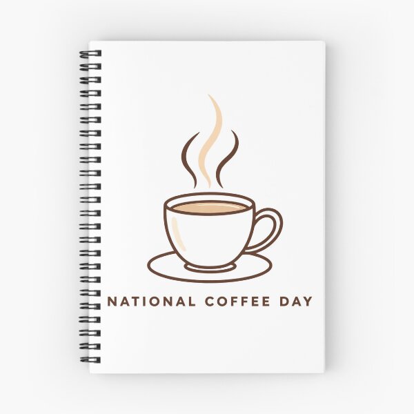 Item preview, Minimalist National Coffee Day Line Art designed and sold by Doodle Souq.