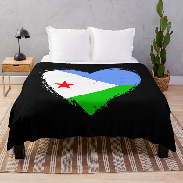 Item preview, Distressed Djibouti Flag Heart DJ designed and sold by shitpostee.