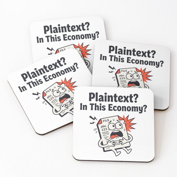 Item preview, Plaintext? In This Economy? designed and sold by Brain Fog Lab.