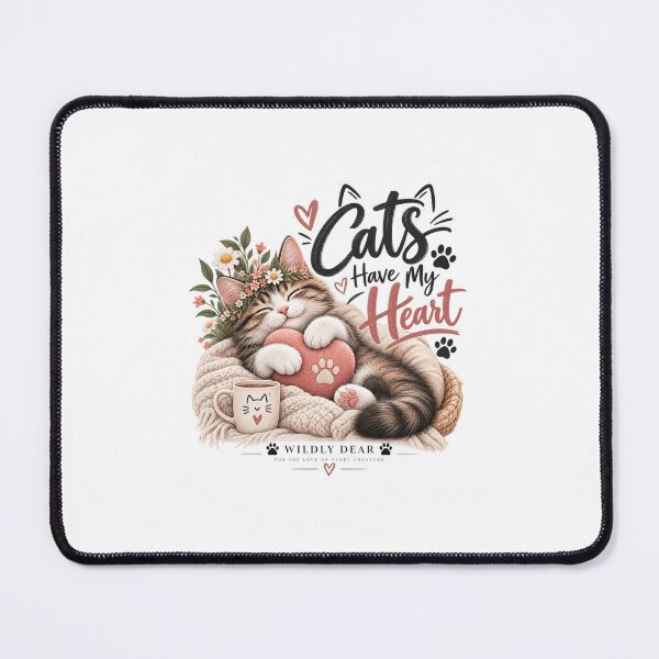 Item preview, Cats Have My Heart designed and sold by WILDLY DEAR.