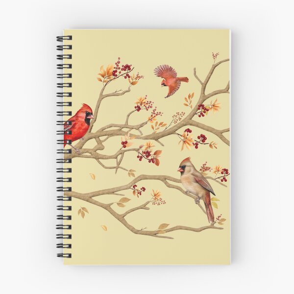 Item preview, Fall Chinoiserie Cardinal Birds designed and sold by Coastal Joy.