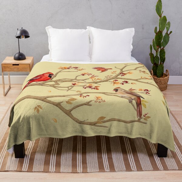 Item preview, Fall Chinoiserie Cardinal Birds designed and sold by Coastal Joy.